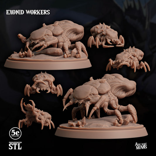 Exonid Workers - Crawling (32mm Base)