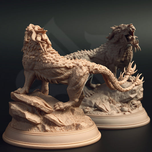 Godless Panther - Roaring (50mm Base)
