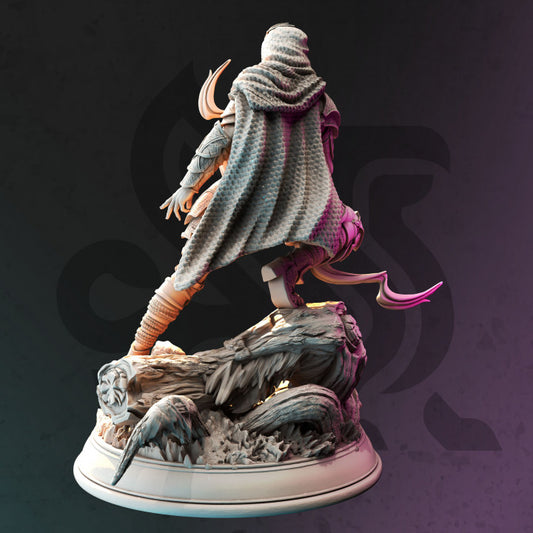 Drow Swamp Ranger - Stealth (25mm Base)