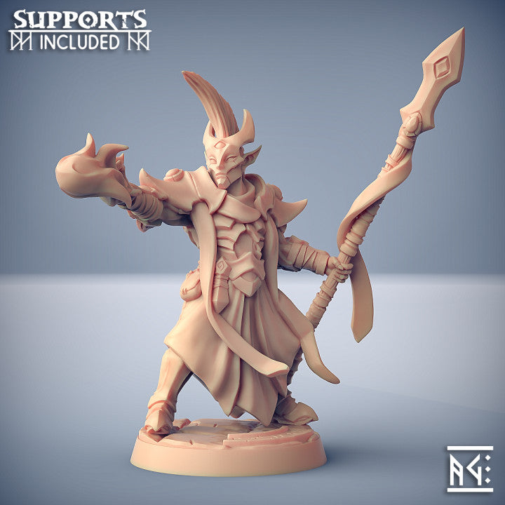 High Elf Priest Cleric Miniature | Medium | Artisan Guild | D&D DnD Pathfinder Miniature