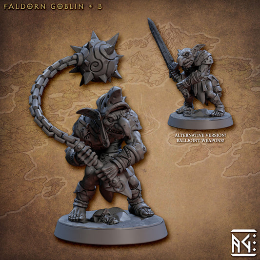 Goblin Fighter Ambush Tactics | Medium | Artisan Guild | D&D DnD Pathfinder Miniature