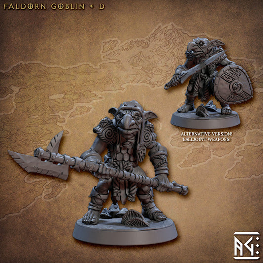 Goblin Warrior Ambush Tactics | Medium | Artisan Guild | D&D DnD Pathfinder Miniature