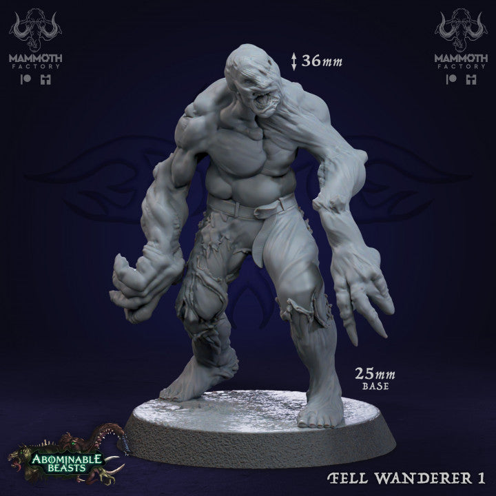 Fell Wanderer Humanoid Zombies | Medium | Mammoth Factory | D&D DnD Pathfinder Miniature