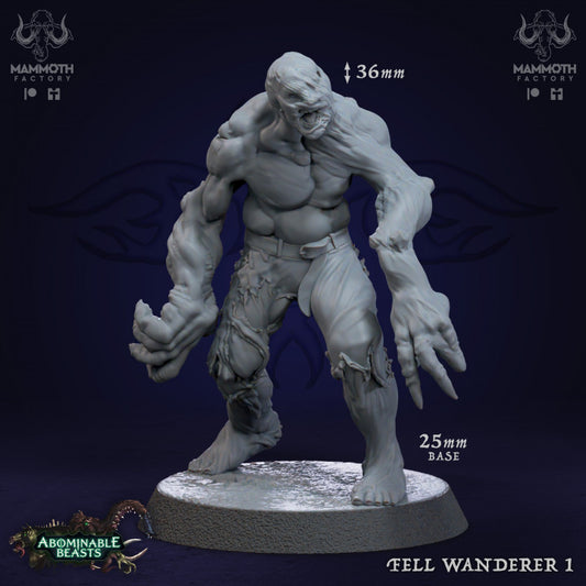 Fell Wanderer Humanoid Zombies | Medium | Mammoth Factory | D&D DnD Pathfinder Miniature
