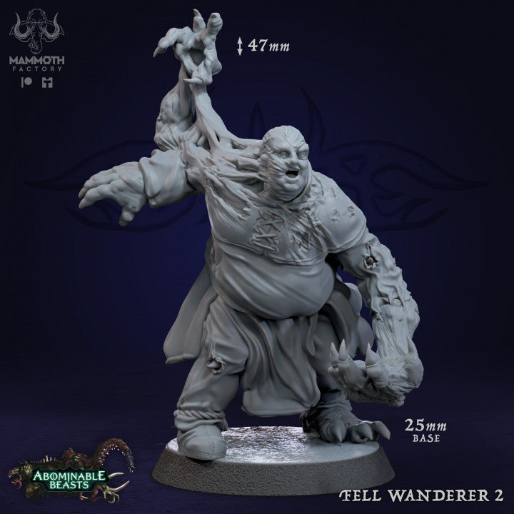 Fell Wanderer Humanoid Zombies | Medium | Mammoth Factory | D&D DnD Pathfinder Miniature