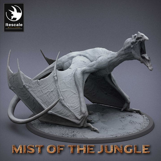 Prehistoric Wyvern Beast Dragons | Gargantuan | Rescale Miniatures | D&D DnD Pathfinder Miniature