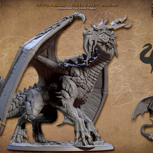 Elder Forest Dragon - Noble (100mm Base)