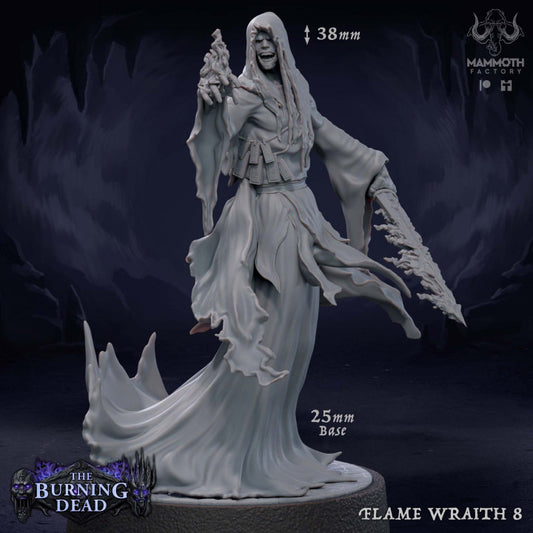 Flame Wraith - Cloaked (25mm Base)