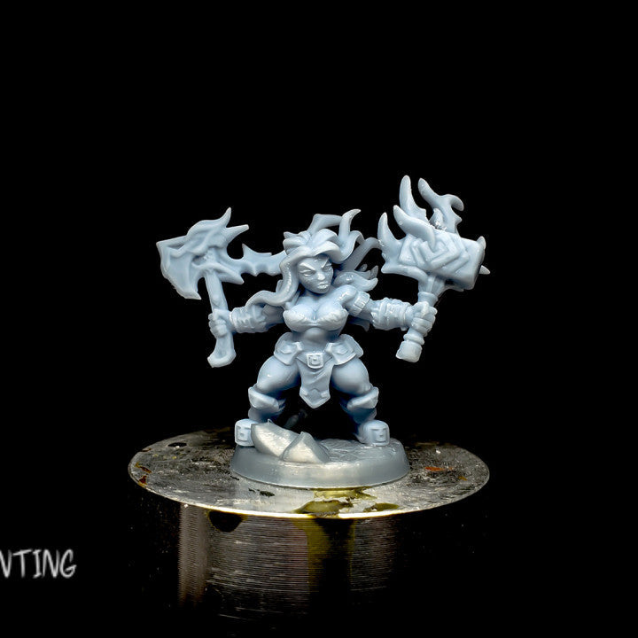 Dwarf Warrior Oathbreaker Storm | Medium | Artisan Guild | D&D DnD Pathfinder Miniature