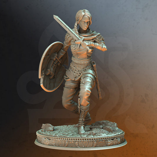 Shield-maiden - Fearless (25mm Base)