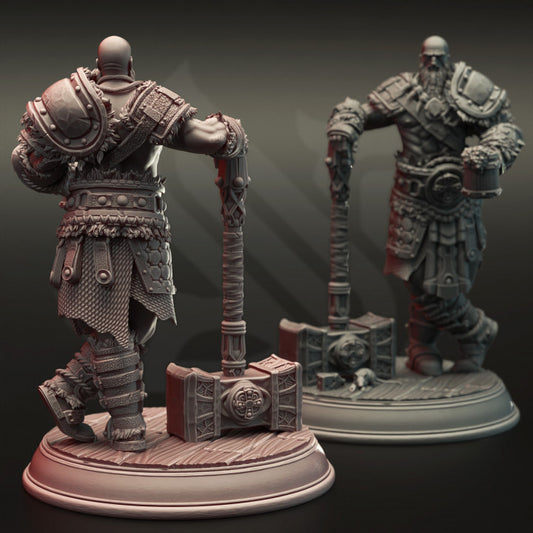 Human Barbarian - Standing (25mm Base)