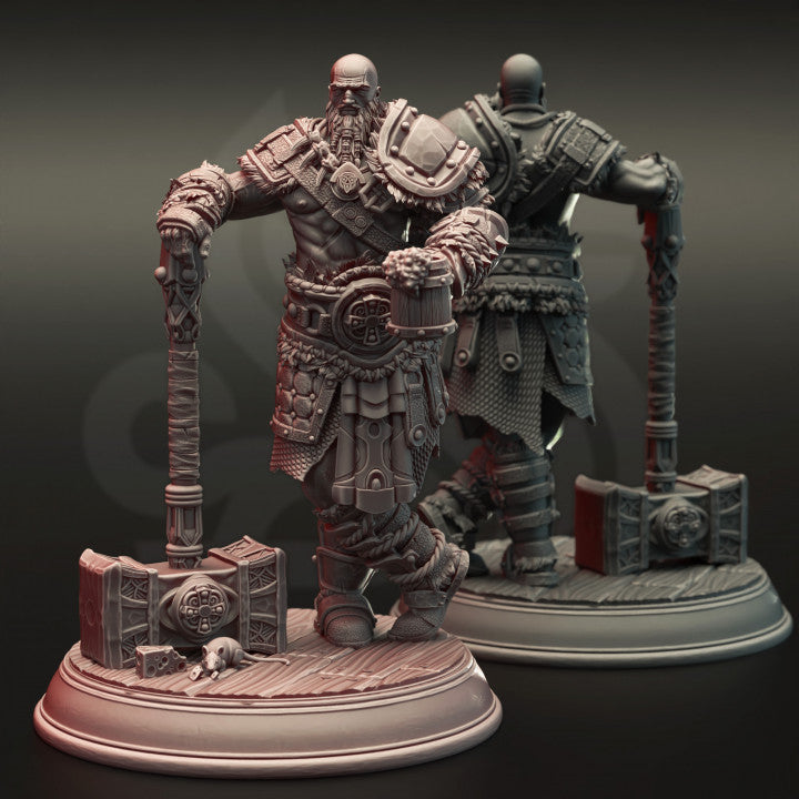 Human Barbarian - Standing (25mm Base)