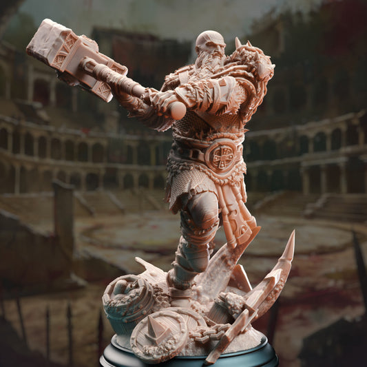 Human Giant Barbarian - Furious (25mm Base)