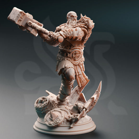 Human Giant Barbarian - Furious (25mm Base)