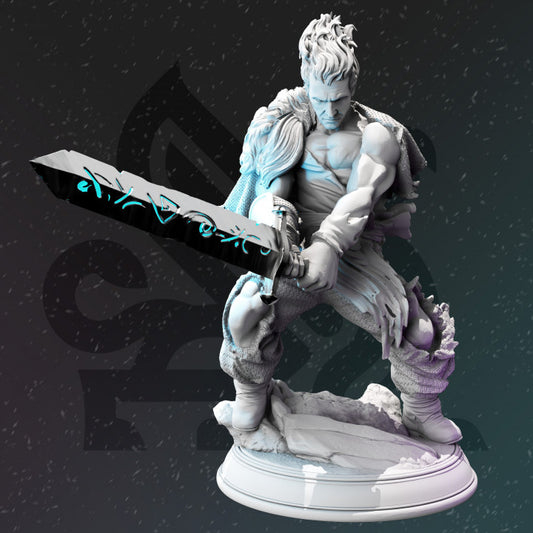 Ragged Bloodhunter Captain - Gaius (25mm Base)