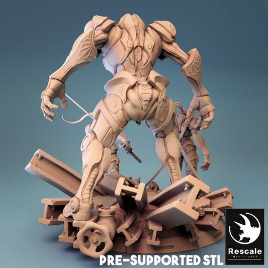 Collection Giant Samurai Dragon Constructs | Colossal | Rescale Miniatures | D&D DnD Pathfinder Miniature