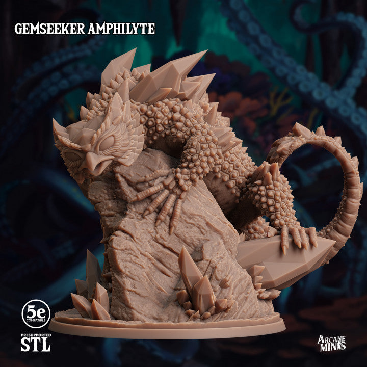 Gemseeker Monstrosities Crystal Creatures | Large | Sordane Publishing | D&D DnD Pathfinder Miniature