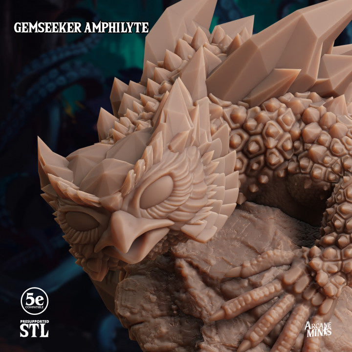 Gemseeker Monstrosities Crystal Creatures | Large | Sordane Publishing | D&D DnD Pathfinder Miniature