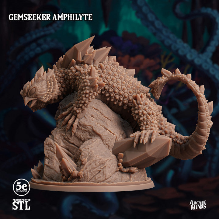 Gemseeker Monstrosities Crystal Creatures | Large | Sordane Publishing | D&D DnD Pathfinder Miniature