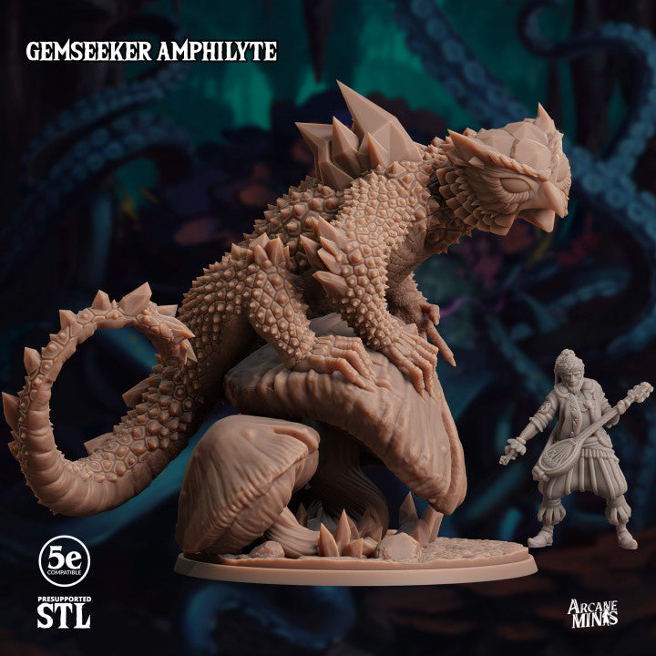 Gemseeker Monstrosities Crystal Creatures | Large | Sordane Publishing | D&D DnD Pathfinder Miniature