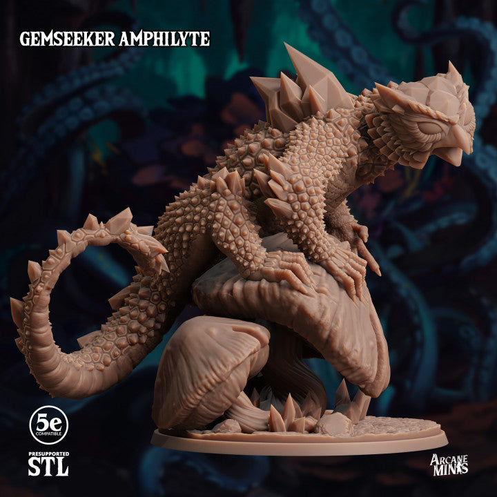 Gemseeker Monstrosities Crystal Creatures | Large | Sordane Publishing | D&D DnD Pathfinder Miniature