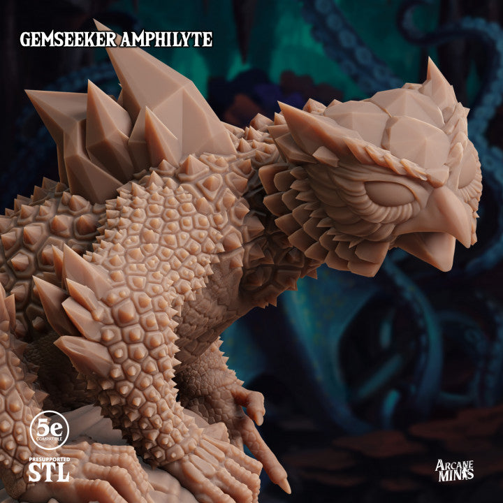 Gemseeker Monstrosities Crystal Creatures | Large | Sordane Publishing | D&D DnD Pathfinder Miniature