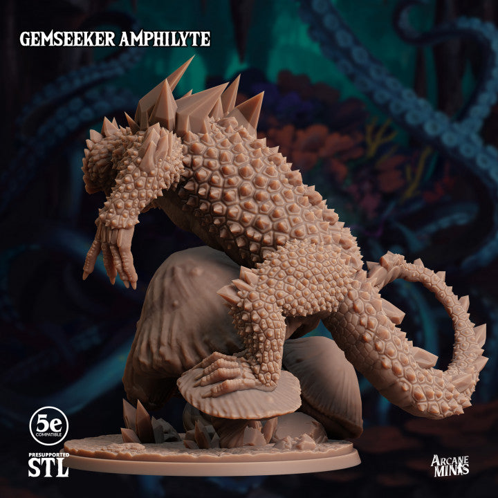 Gemseeker Monstrosities Crystal Creatures | Large | Sordane Publishing | D&D DnD Pathfinder Miniature