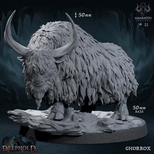 Ghorrox Beast Horned Creature | Large | Mammoth Factory | D&D DnD Pathfinder Miniature