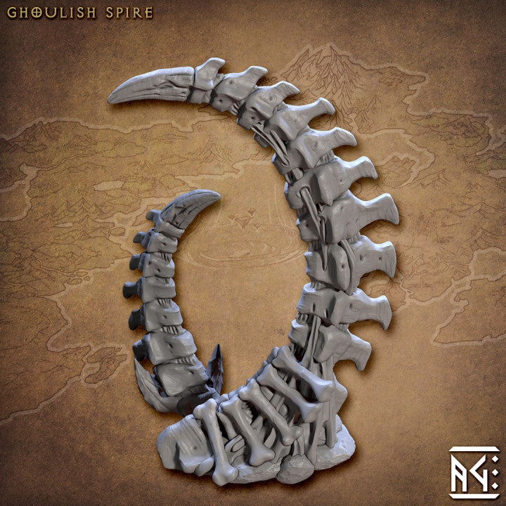 Ghoulish Spire Undead Terrain | Colossal | Artisan Guild | D&D DnD Pathfinder Miniature
