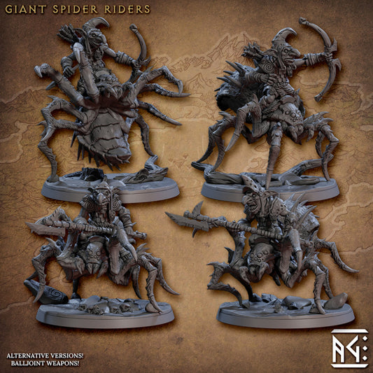 Goblin Spider Cavalry Miniature | Large | Artisan Guild | D&D DnD Pathfinder Miniature