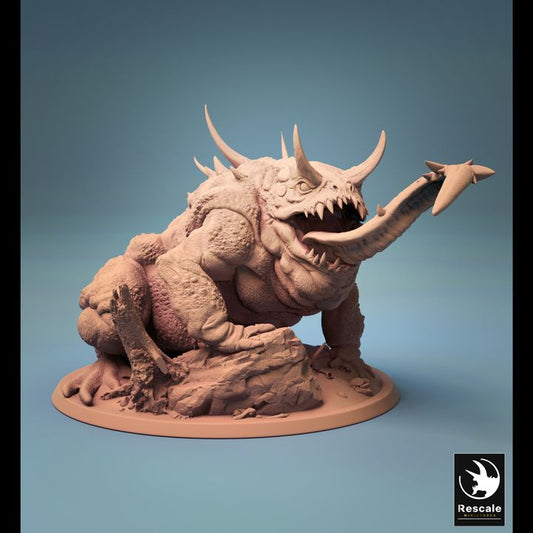 Giant Toad - Crouching (100mm Base)