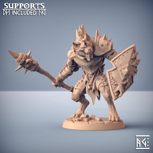 Bonegnasher Gnoll - Guard (25mm Base)