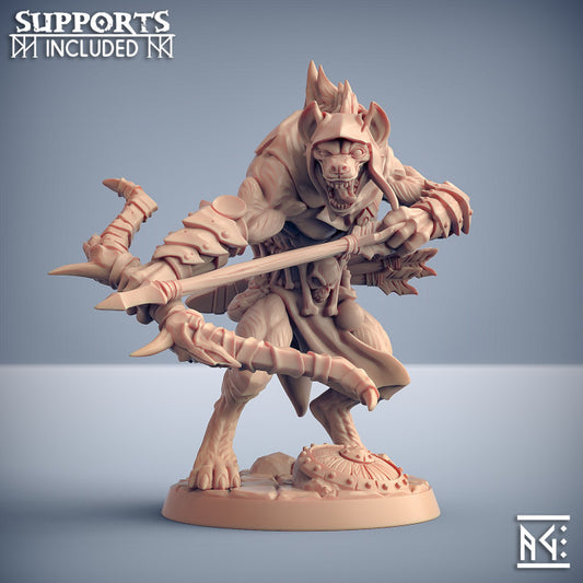Bonegnasher Gnoll - Guard (25mm Base)