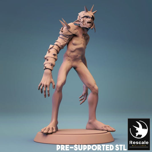Goblin Brute Monster Humanoid | Medium | Rescale Miniatures | D&D DnD Pathfinder Miniature
