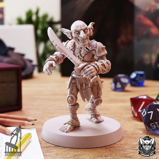Goblin Warrior - Sword (25mm Base)