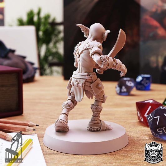 Goblin Warrior - Sword (25mm Base)