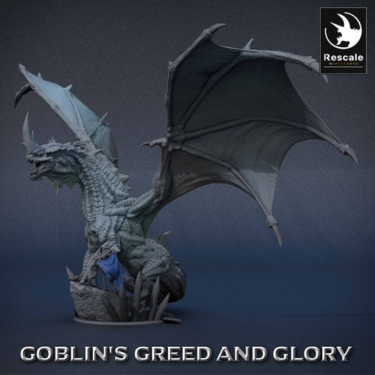 Green Dragon Elder - Standing (100mm Base)