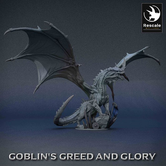 Green Dragon Elder - Standing (100mm Base)
