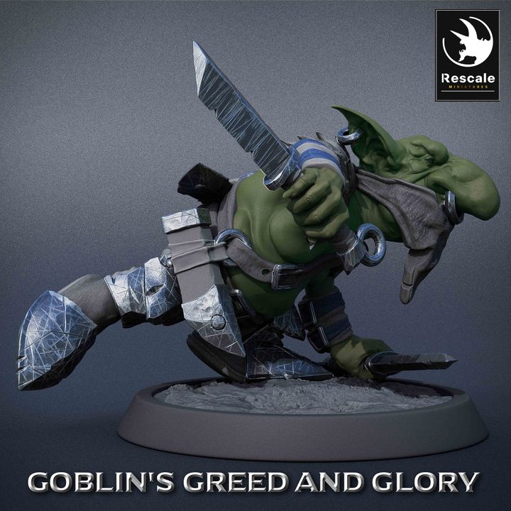 Goblin Rogue Collection - Multiple Poses (25mm Base)
