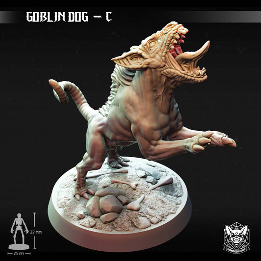 Goblin Dog - Snarling (25mm Base)