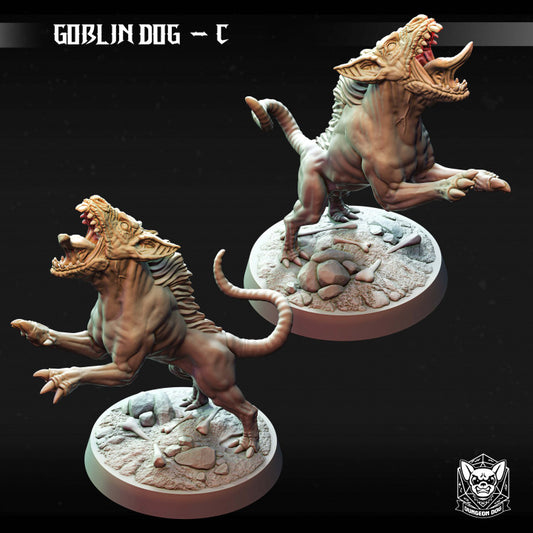 Goblin Dog - Snarling (25mm Base)