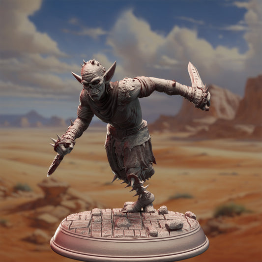 Goblin War Squad - Charging (25mm Base)