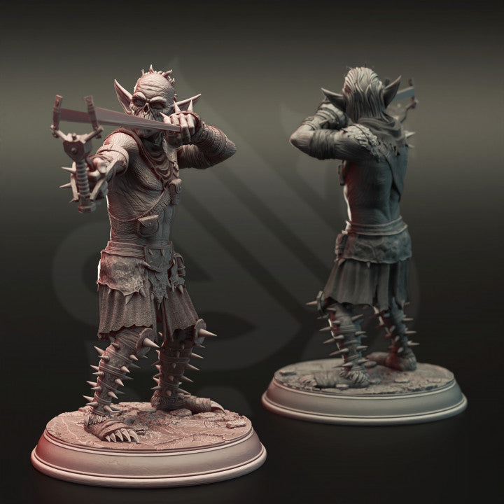 Goblin War Squad - Charging (25mm Base)