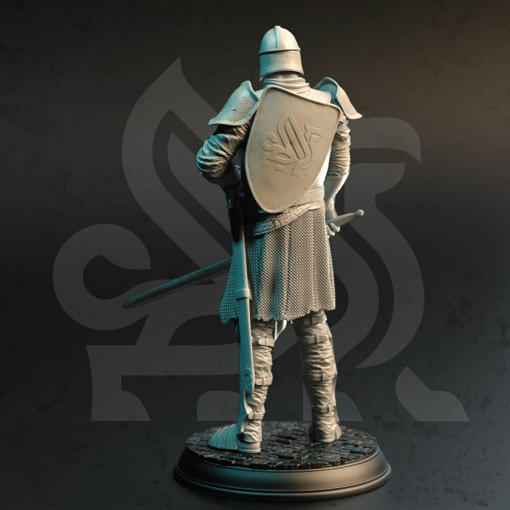 Golden Griffin Fighter Humanoid Sword | Medium | DM Stash | D&D DnD Pathfinder Miniature