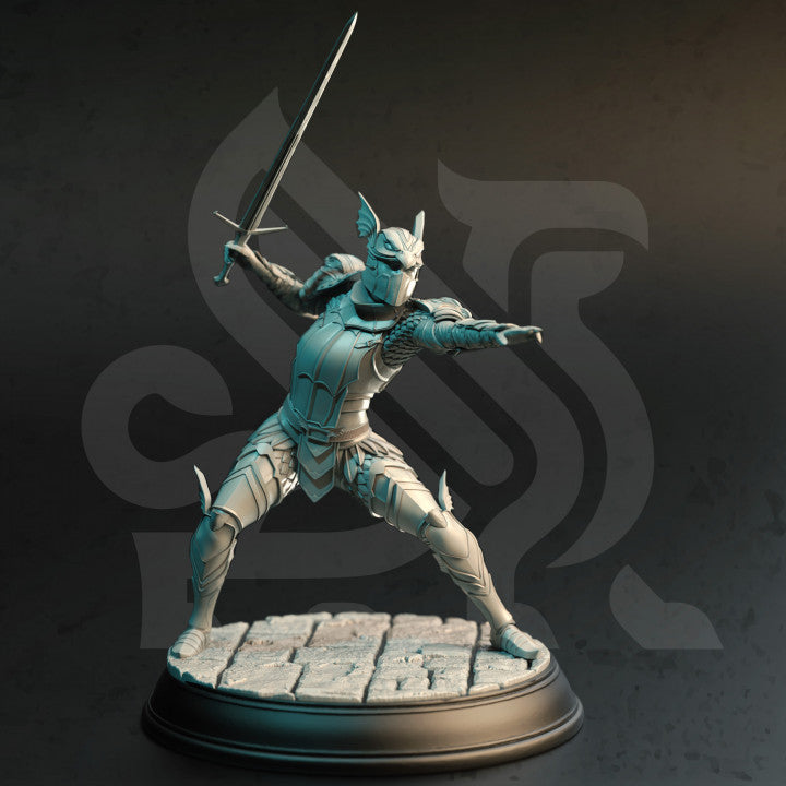 Golden Griffin Vanguard Fighter Paladin | Medium | DM Stash | D&D DnD Pathfinder Miniature