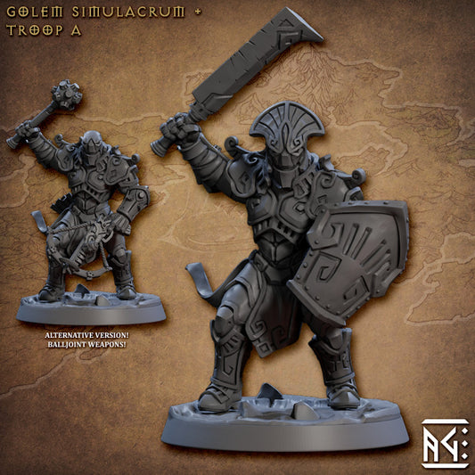 Golem Simulacrum - Guard (25mm Base)
