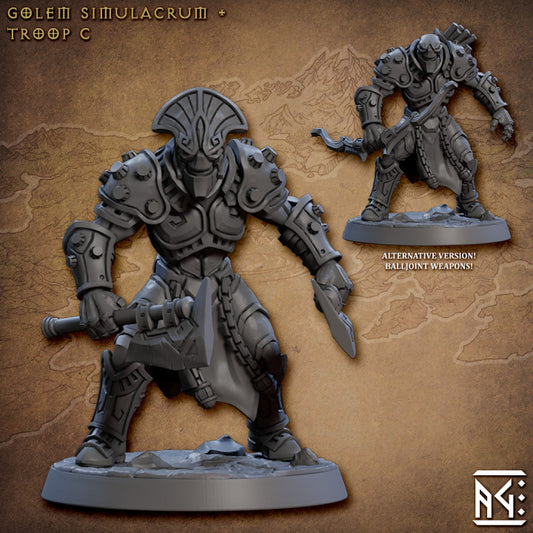 Golem Simulacrum - Guard (25mm Base)