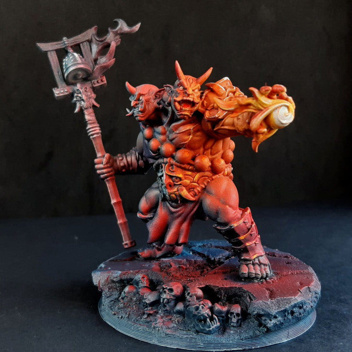 Ogre Magi Spellcaster Oni Leader | Large | Artisan Guild | D&D DnD Pathfinder Miniature