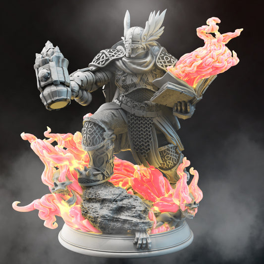 Fiery Forge Cleric - Casting (25mm Base)