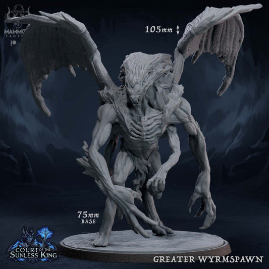 Greater Wyrmspawn - Winged (75mm Base)